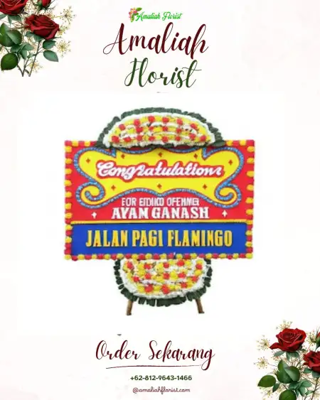 Sewa Papan Bunga Bojong Pandan